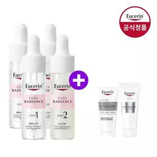 유세린 이븐래디언스 듀오 앰플 30ml 2개 증)3X나이트크림 7ml+에피셀린 세럼 7ml
