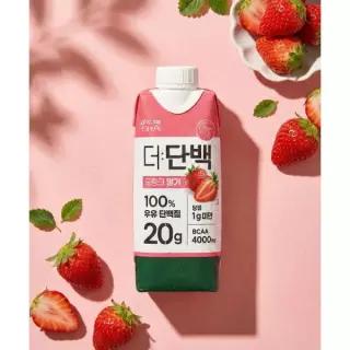 매장정품 BINGGRAE [36팩] 더단백 드링크 250ml 딸기 (18팩 x 2박스)