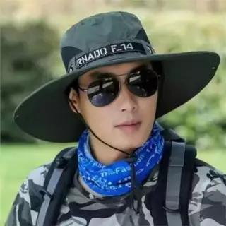 [라일리] Rly 와이드챙 남성 버킷 사파리 모자 가벼운 데일리