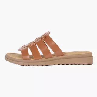 베어파우 시드니 슬리퍼 브라운 3115058RB-W - BROWN 3115058RB-W-BROWN