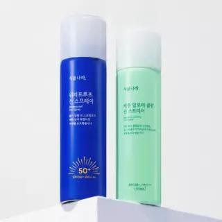 식물나라 워터프루프/알로에쿨링 선 스프레이 100ml (단품/1+1/트리플)