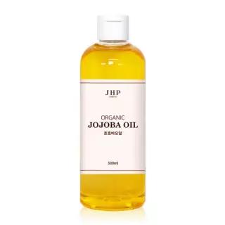 JHP 비건 유기농 100% 호호바오일 300ml 끈적임없는 올인원 바디오일