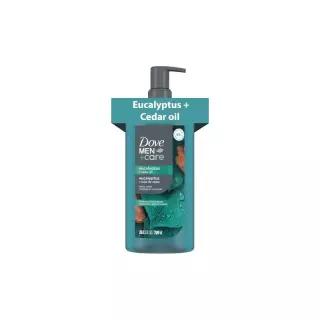 DOVE MEN Moisturizing Body Wash for Men, Eucalyptus + Cedar Oil, 26oz 452756