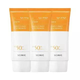 싸이닉 엔조이 퍼펙트 데일리 톤업 썬크림 EX 50ml / 혼합자차 저자극 보송 톤업 3개