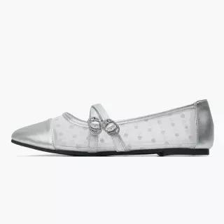베어파우 틸다 메리제인 실버 도트 K2985016RA-W - SILVER K2985016RA-W-SILVER