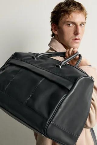 [매장정품] ZARA 텍스처 트래블 백 - 블랙 3100/720/800 G2JEAZO 14TJTAD 3100/720