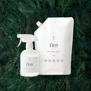 순백수 편백 스프레이500ml + 리필팩 2L