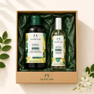 더바디샵 모링가 샤워젤 250ml + 미스트 100ml (선물포장세트)