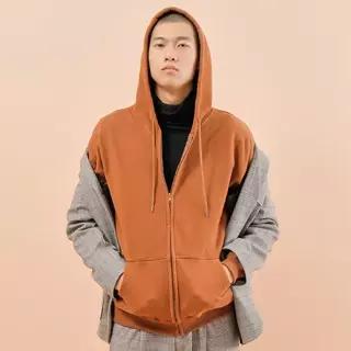 츄바스코 베이직 풀 후드집업 BH202 BROWN - 멀티 BH202-멀티