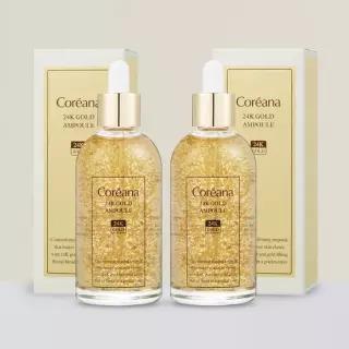 [코리아나] 24케이 골드 앰플 100ml 1 + 1