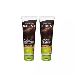 Garnier Hair Color Nutrisse 컬러 리바이버 5분 마스크, 염색 모발에 영양을 공급하고 풍부함을 더하는 웜