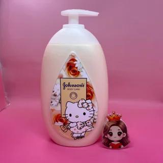 존슨즈 뷰티 로션 500ml 청순형광등 물먹복숭아 바디 &&& 헬로키티 팝팝 속광 로즈