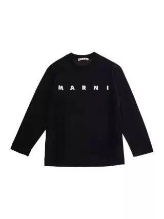 MARNI KIDS 마르니 키즈 블랙 롱슬리브 탑
