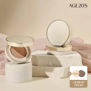 AGE20'S [에이지투웨니스] 노블 글로우 커버 쿠션 본품1+리필1) SPF40+ PA+++)