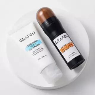 [1위파데] 그라펜 팁 스케치 멀티 커버 파운데이션 20ml 기획 (+팩클렌저 30ml) 116321