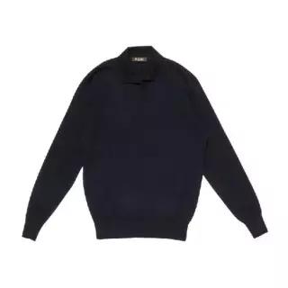 Loro Piana 버튼리스 폴로 셔츠 FAL5279 W000 TP973743169