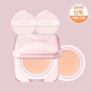 네이버단독 클리오 메쉬 글로우 에센셜 쿠션 기획 본품+리필 +퍼프 2매 1027310