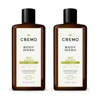 남성용 Cremo 바디 워시, 세이지 및 시트러스, 16 fl oz(2팩) 446775