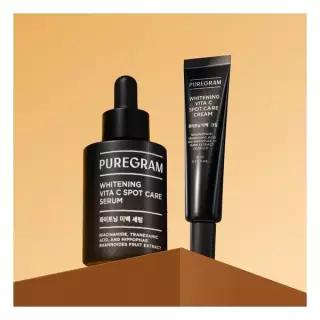 퓨어그램 잡티기미 미백크림 15ml+기미세럼 30ml 452180