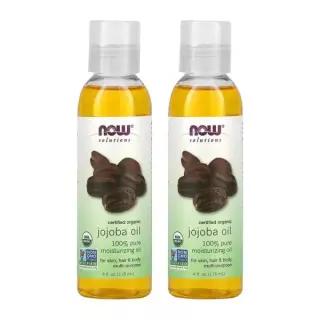(아이허브) 나우푸드 2개X Solutions 인증 호호바오일 118ml(4fl oz)