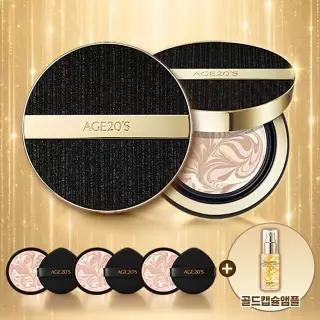 26FW최신상 AGE20S 에센스팩트 골드 볼륨샷 기본구성(본품2+리필3+골드캡슐앰플)SPF50+ PA++++