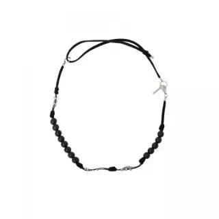 매장정품 MISEKISEOUL MEN 2way beads string necklace BLACK