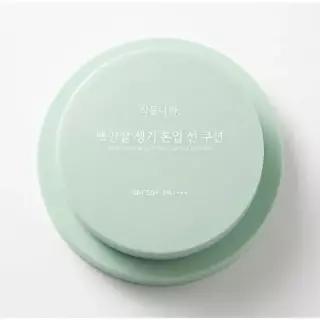 식물나라 뽀얀쌀 생기 톤업 선 쿠션 02 생기 피치