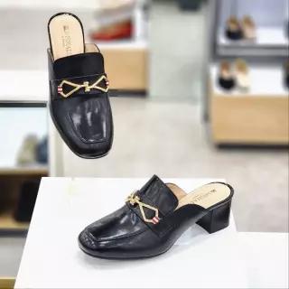[탠디]W123012BK 여성 골드장식 블로퍼 5cm 구두 블랙_JK