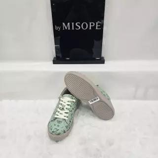 [미소페]By미소페 여성 유니크 패턴 데일리 스니커즈 112HH230PS005 MINT 4_JJ