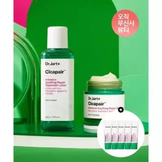 매장정품 DR.JART 시카페어 세트(젤크림+트리트먼트로션) + 인텐시브 리페어 젤 크림 7ml 5개