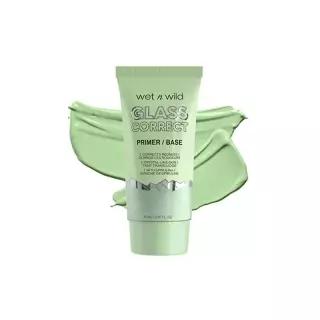 Wet n Wild 프라임 포커스 유리 스킨 보정 프라이머 브라이트 크리스탈 마감, 그린, 27ml (0.91액량 온스)
