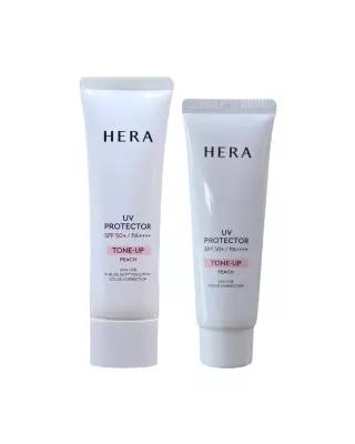 헤라 유브이 프로텍터 톤업 선크림 피치 50ml+40ml증정, 1개