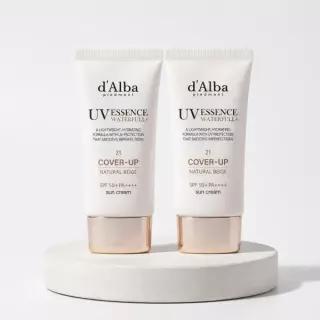 [밀착커버] 달바 내추럴 커버 베이지 선크림 듀오 기획 (50ml+50ml) (라이트/웜)