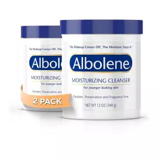Albolene 모이스처라이징 클렌저 및 메이크업 리무버, 무향, 355ml(12온스) (2팩) 437323