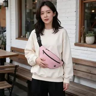 남녀공용 힙색 미니 가방 슬링백 허리색 여행 운동 산책 등산 보조가방-WFRECFN