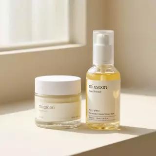 [광채/선물추천] 믹순 콩 탄력보습 기프트세트 (콩 크림 50ml+콩 에센스 50ml)
