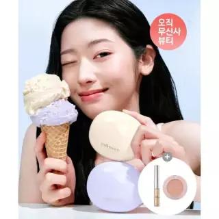 매장정품 MILKTOUCH [2PACK]올데이 노세범 톤업 선 쿠션 (+글리터  블러셔 본품 증정)