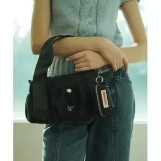매장정품  MASMARULEZ 5012435709 파우치세트 mini ver. glossy tote cross bag Black 미니백