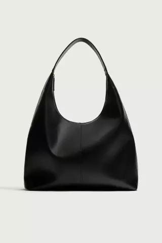 자라 ZARA 남성 플레인 토트백 - 블랙 3312/820/800337549
