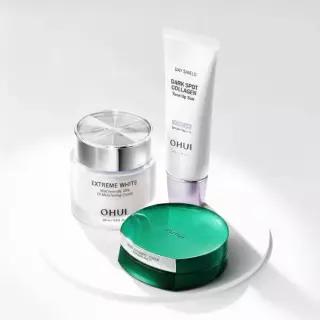 [이달의신상] 오휘 기미케어 3-STEP 콜라겐 톤업선 50ml / 데니어 팩트 리필 기획 / 멜라토닝 크림 60ml