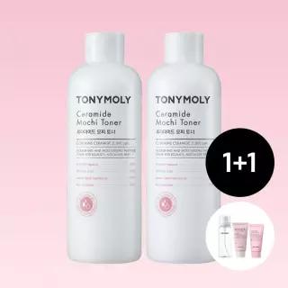 [2개입] (NEW) 세라마이드 모찌 토너 500ml(+미스트공병, 에멀전30ml, 팩투폼20ml)