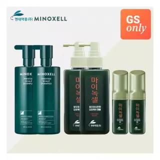 마이녹셀 [올인원세트]현대약품 프레스티지 스칼프 샴푸 480ml 2개+인텐시브 스칼프 앰플 60ml 2개+200ml 2
