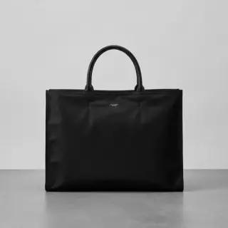 JILLSTUART MEN ACC ROGAN 로건 블랙 나일론 심플 토트백 JUBA6F942BK