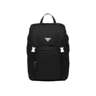 프라다 리나일론 앤 사피아노 레더 백팩 블랙 2VZ135-2DMG-F0002-V-HOL