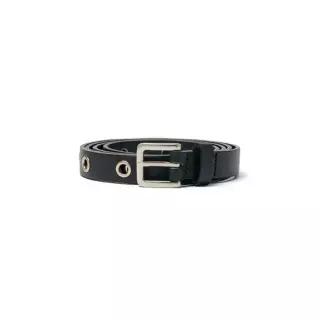 MATIN KIM STUD EYELET LEATHER BELT IN BLACK 4568467 MK249OAC029MBB