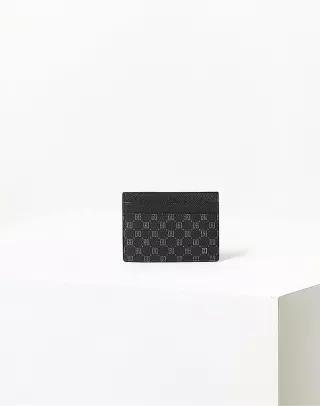 ACC [선물포장][LOUIS PVC] 블랙 루이스 DD 패턴 배색 카드지갑 DBHO4E131 LE1216004938