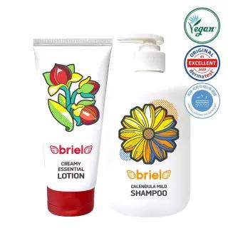 *브리엘 크리미 에센셜 로션 160ml+카렌듈라 마일드 샴푸 500ml