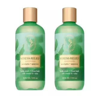 Bath  Body Works 유칼립투스 스피아민트 폼 배스, 295.7ml(10온스), 2팩 452319
