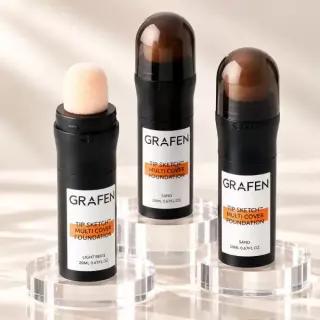 [1위파데] 그라펜 팁 스케치 멀티 커버 파운데이션 20ml 기획 (+팩클렌저 30ml)