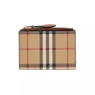 [라벨루쏘]  SS26 여성 체크 바이폴드 반지갑 8109807 LS SMALL BIFOLD DFC A9534